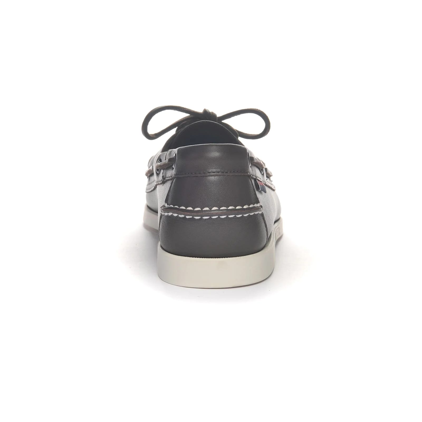 Sebago Black Moccasins With Hand-stitched Detailing In Dk Brown Brown Sea