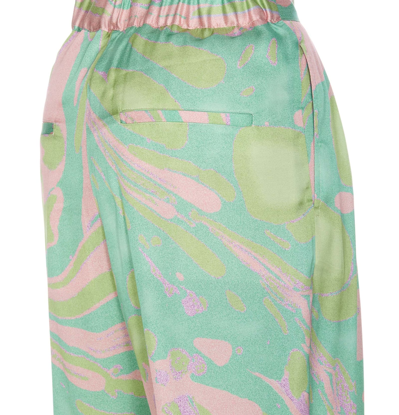 Shop Pinko Penati Pants In Multicolour