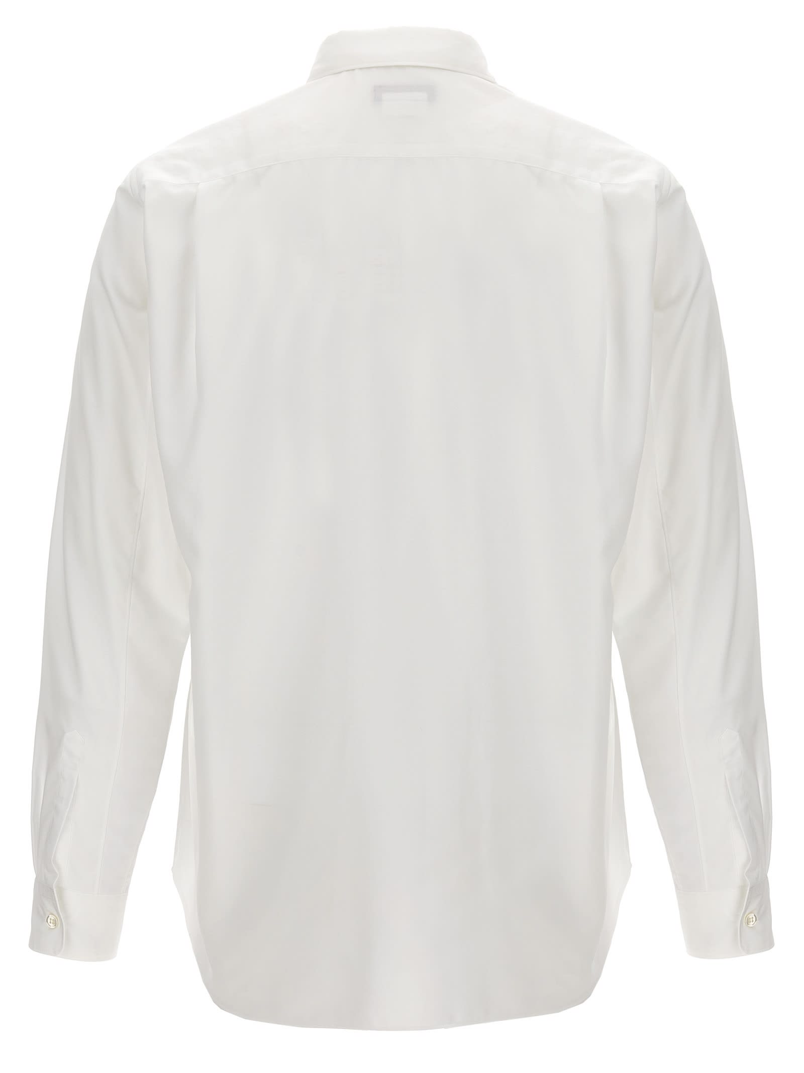 Shop Comme Des Garçons Homme Deux Foliage Application Shirt In White
