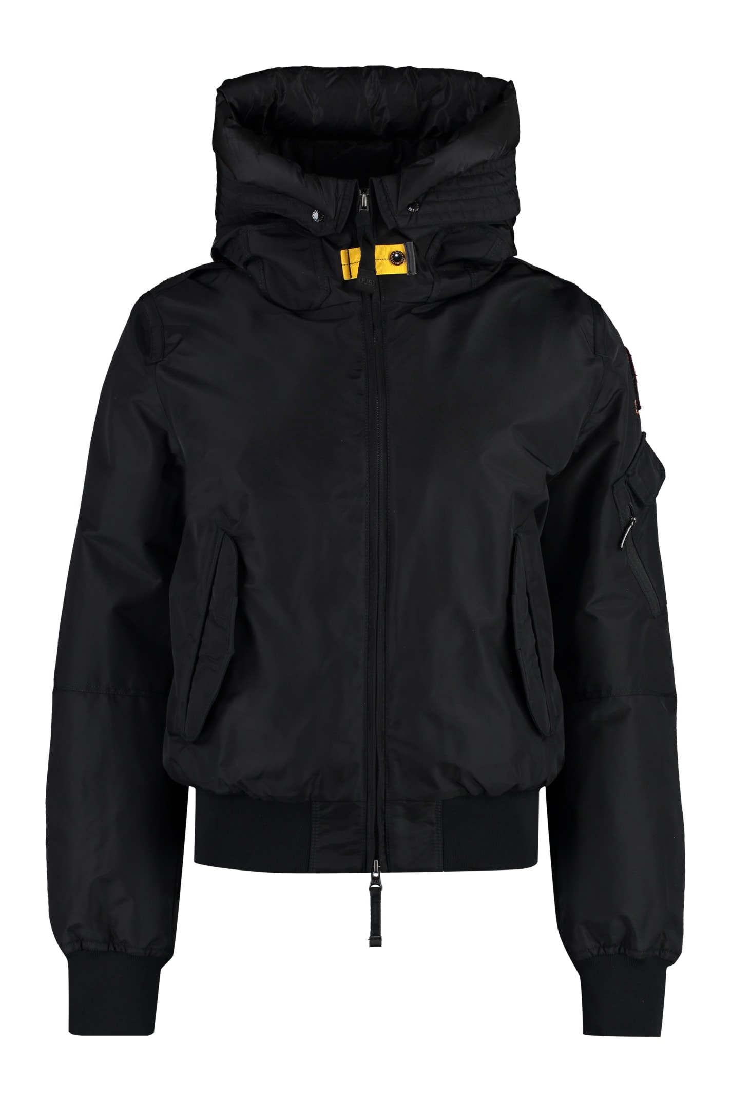 Shop Parajumpers Gort Core Nylon Bomber Jacket In Black