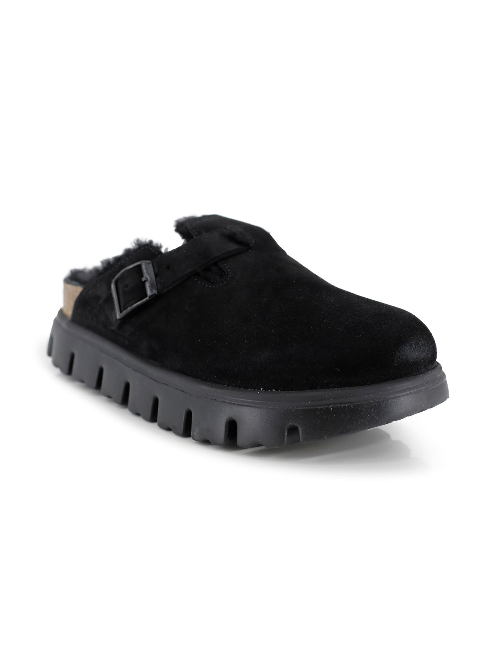Birkenstock Black\/white Wool Single-breasted Jacket  In Black