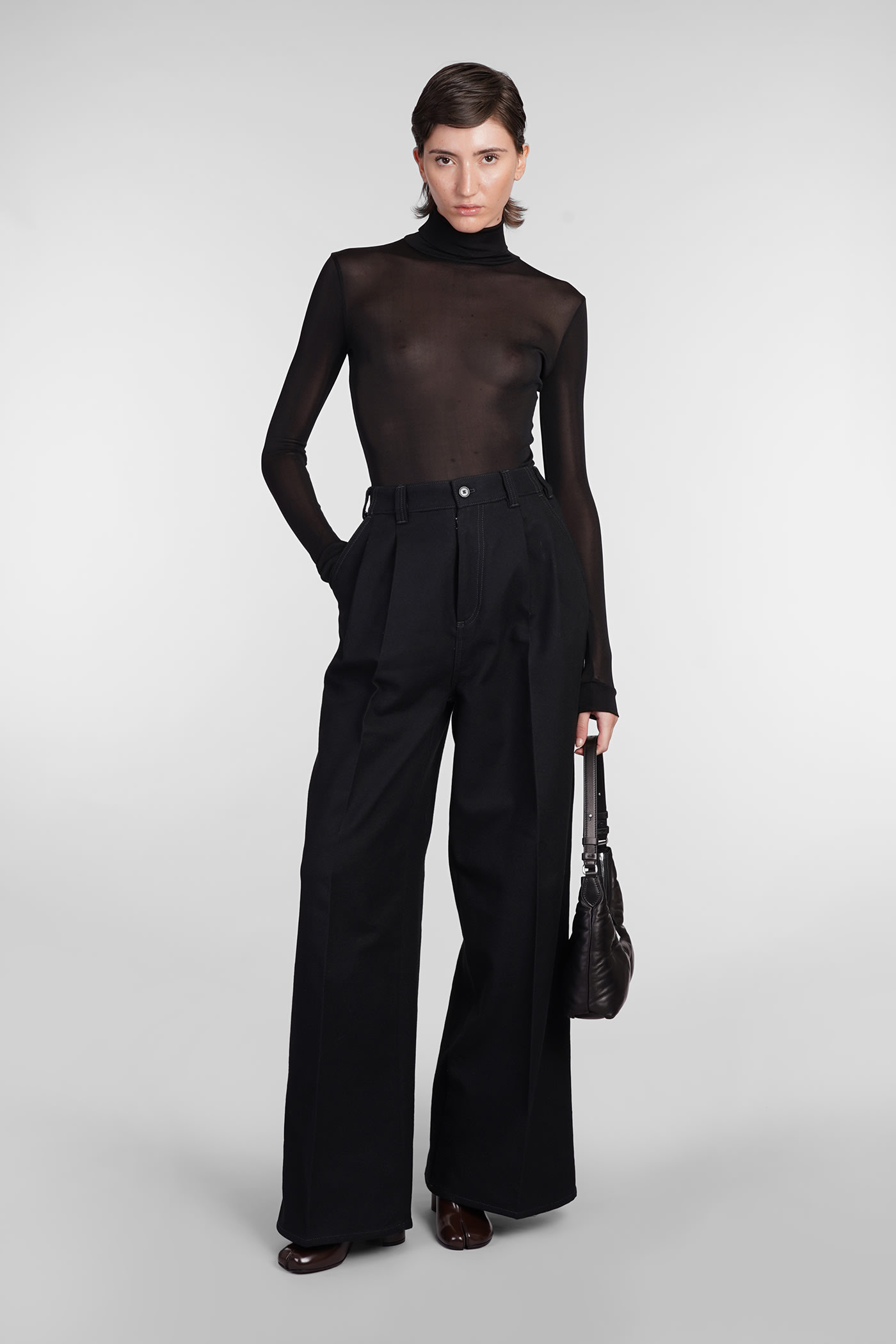 Shop Maison Margiela Body In Black Viscose