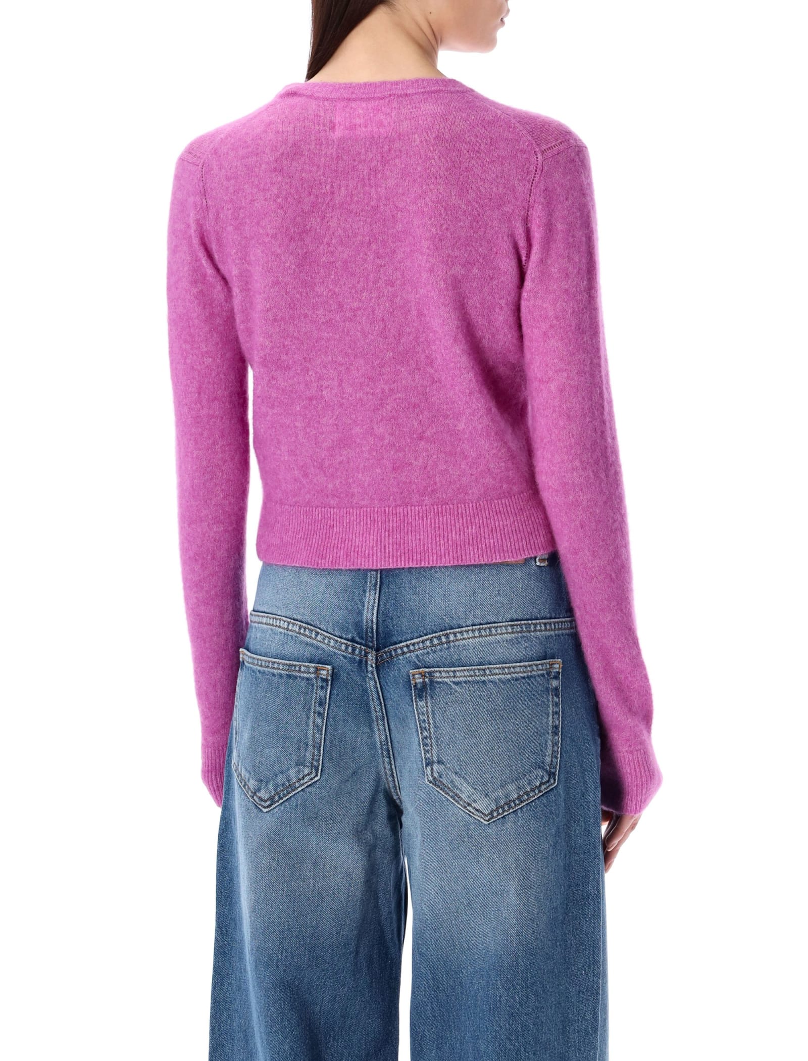 Shop Marant Etoile Nity Cardigan In Orchid