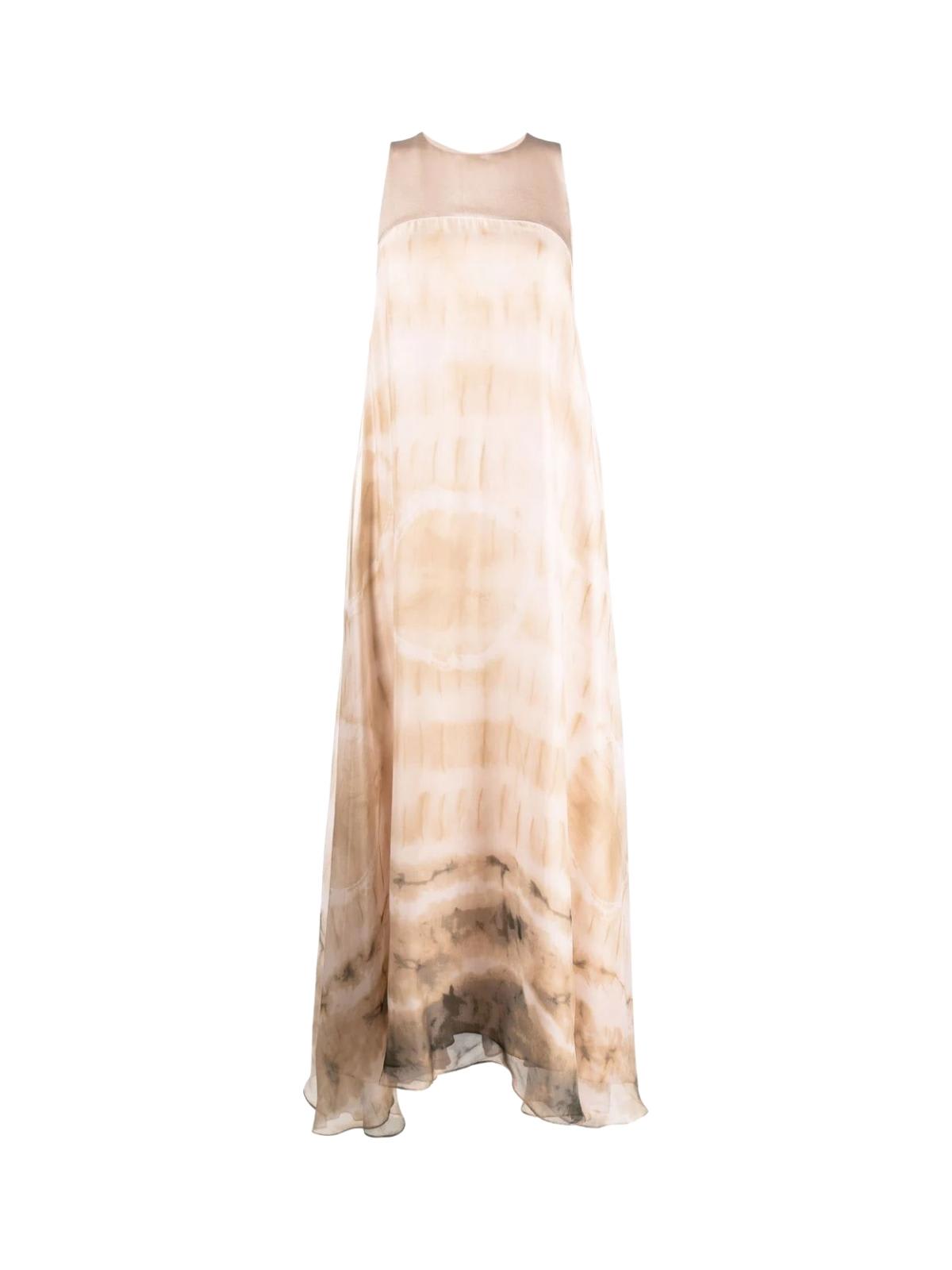 Antonelli Printed Sleeveless Long Dress