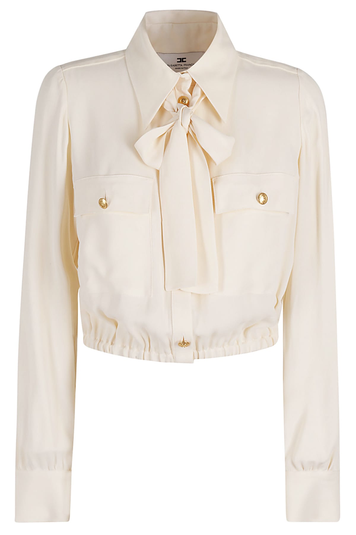 Shop Elisabetta Franchi Camicia In Burro