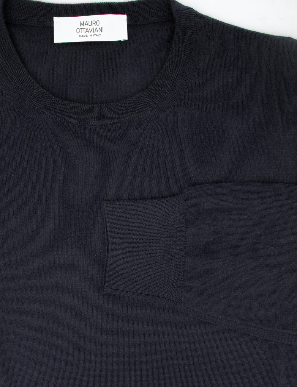 Shop Mauro Ottaviani Sweater In Dark Navy