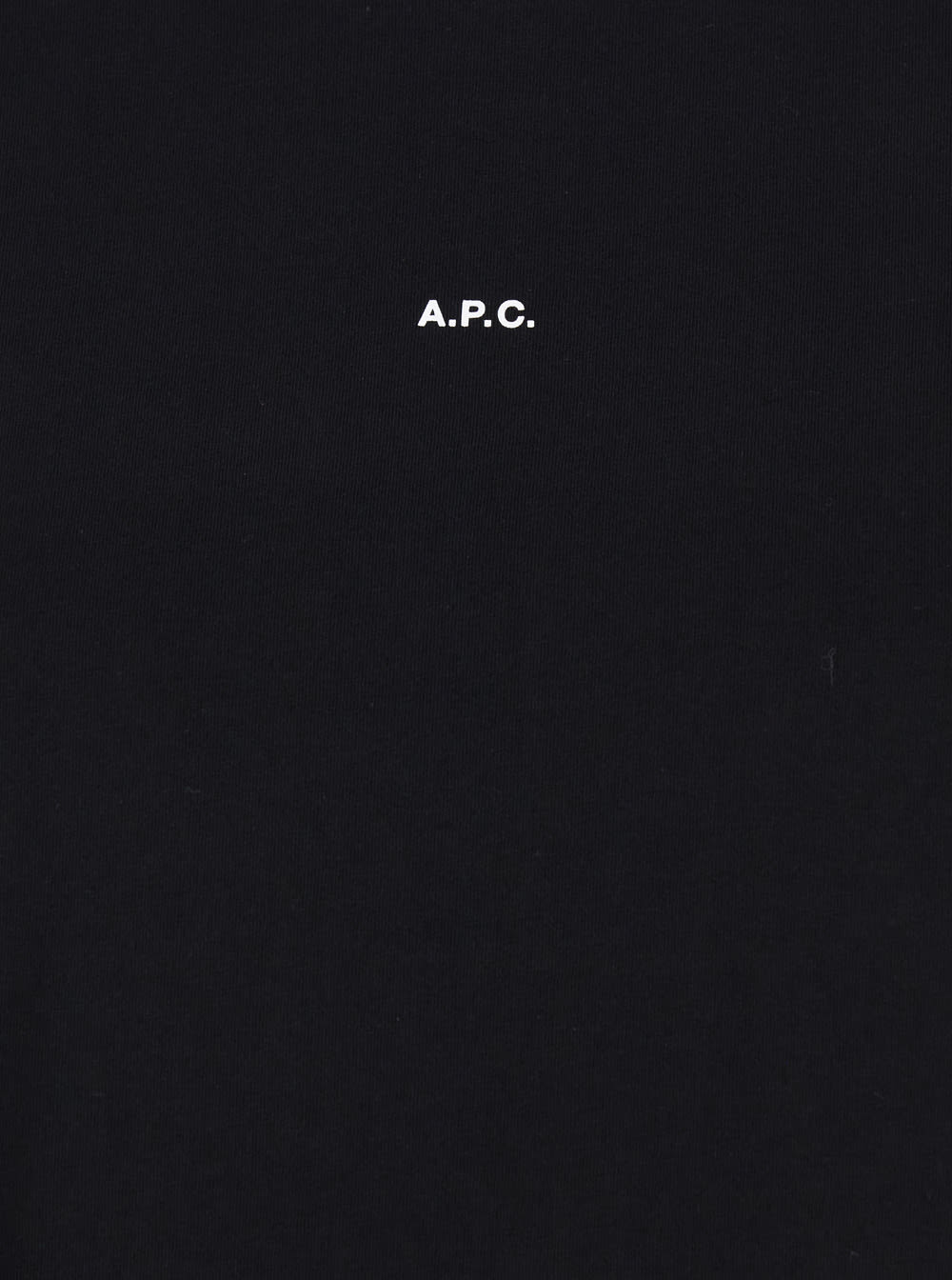 Apc A.p.c. T Shirts And Polos Black In Noirblanc