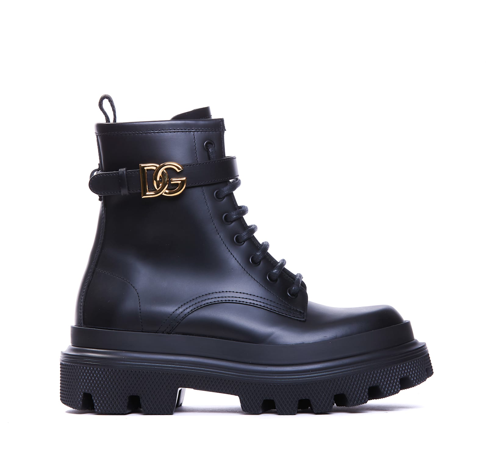 Shop Dolce & Gabbana Logo Booties In Black