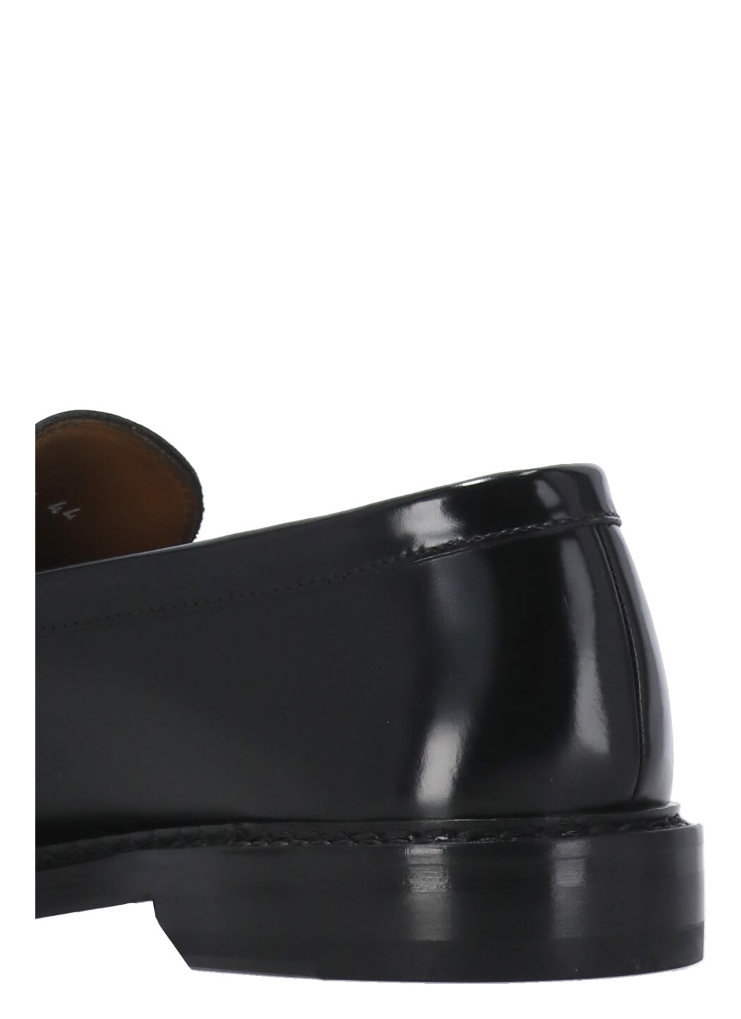 Shop Doucal's Smooth Leather Loafers In Black