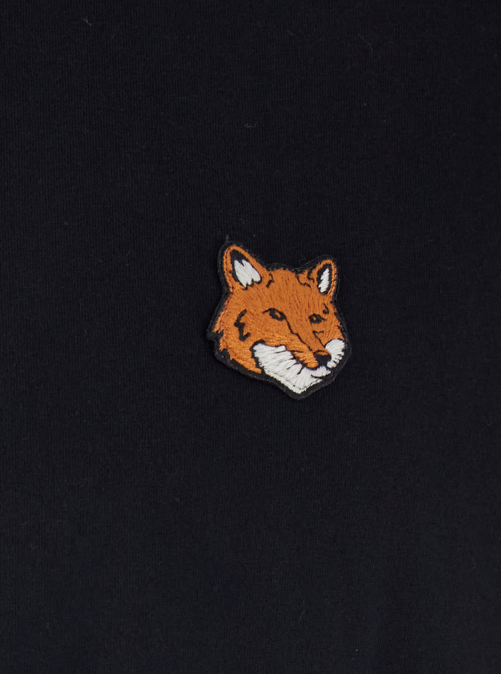 Maison Kitsuné Fox Head Regular Tee-shirt In Blue
