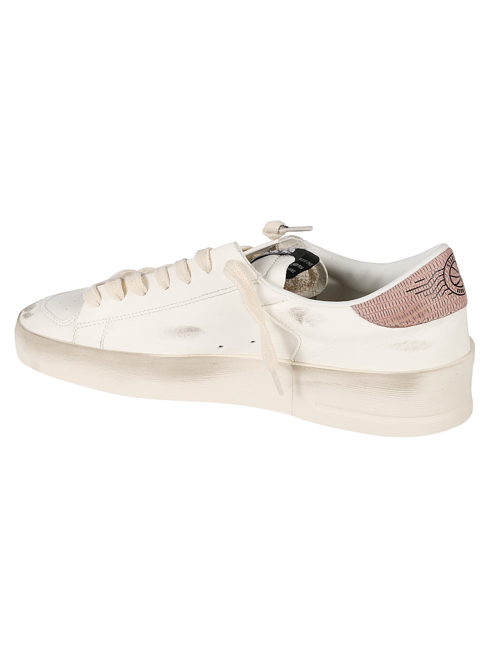 Shop Golden Goose Stardan Sneakers In White