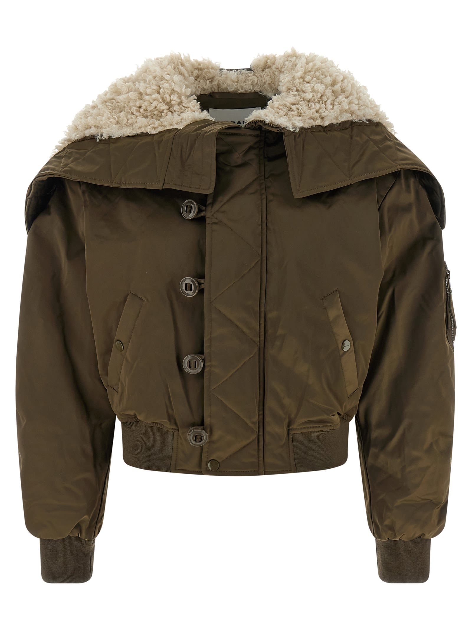 Isabel Marant Étoile Elisa Bomber Jacket In Brown