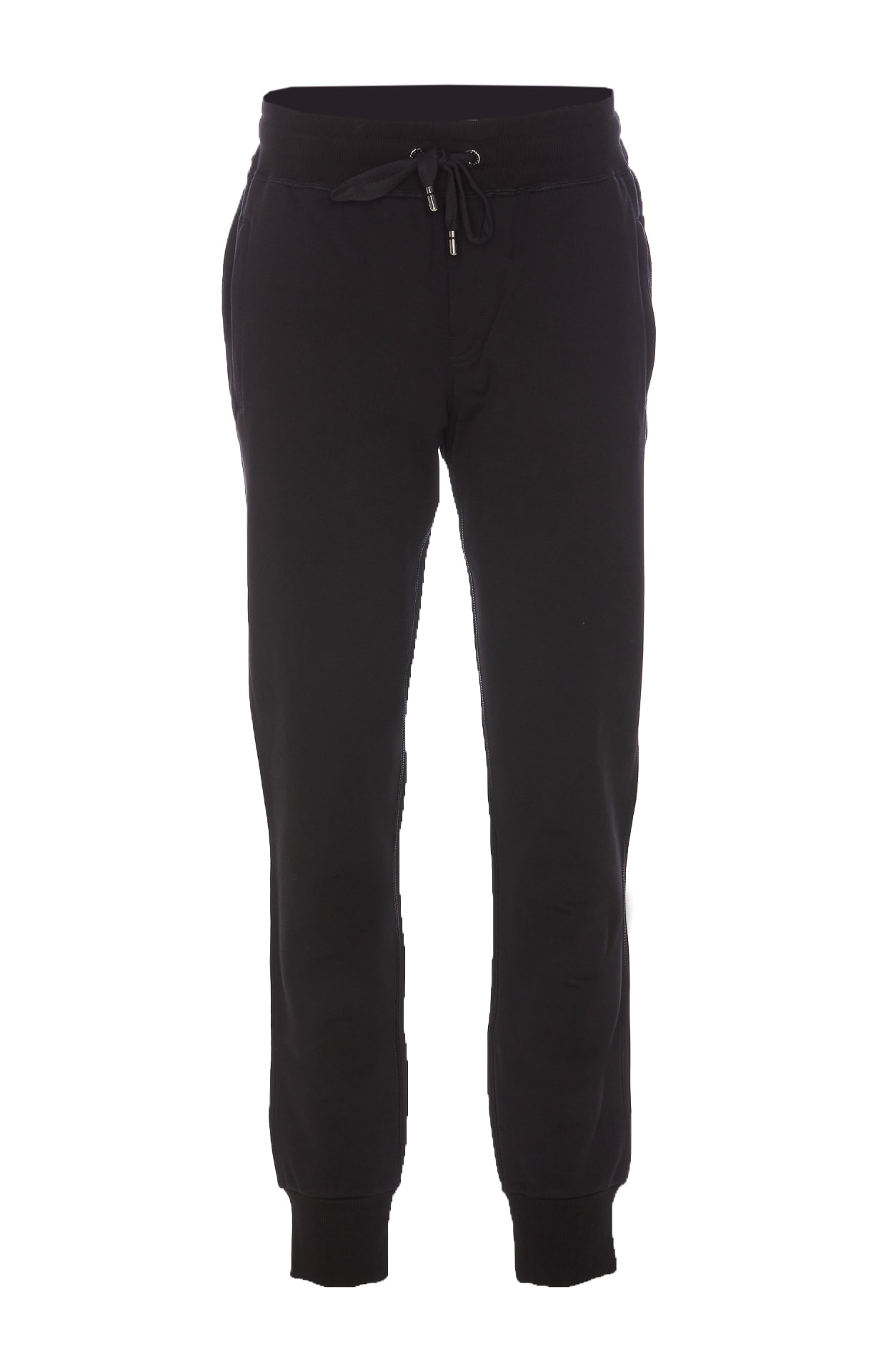 Shop Dolce & Gabbana Dg Logo Jogging Pants In Black