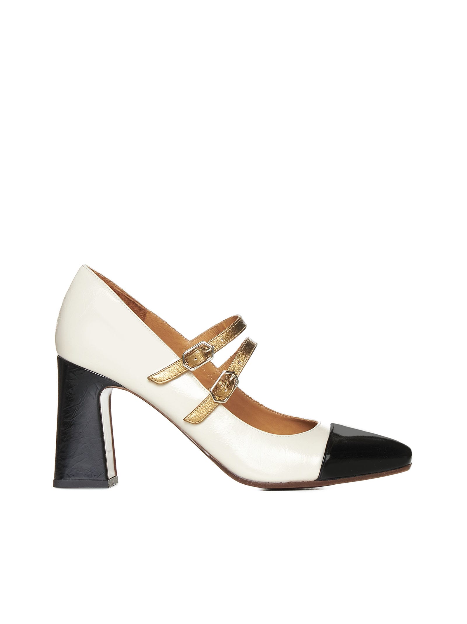 Shop Chie Mihara High-heeled Shoe In Negro Leche Bronce
