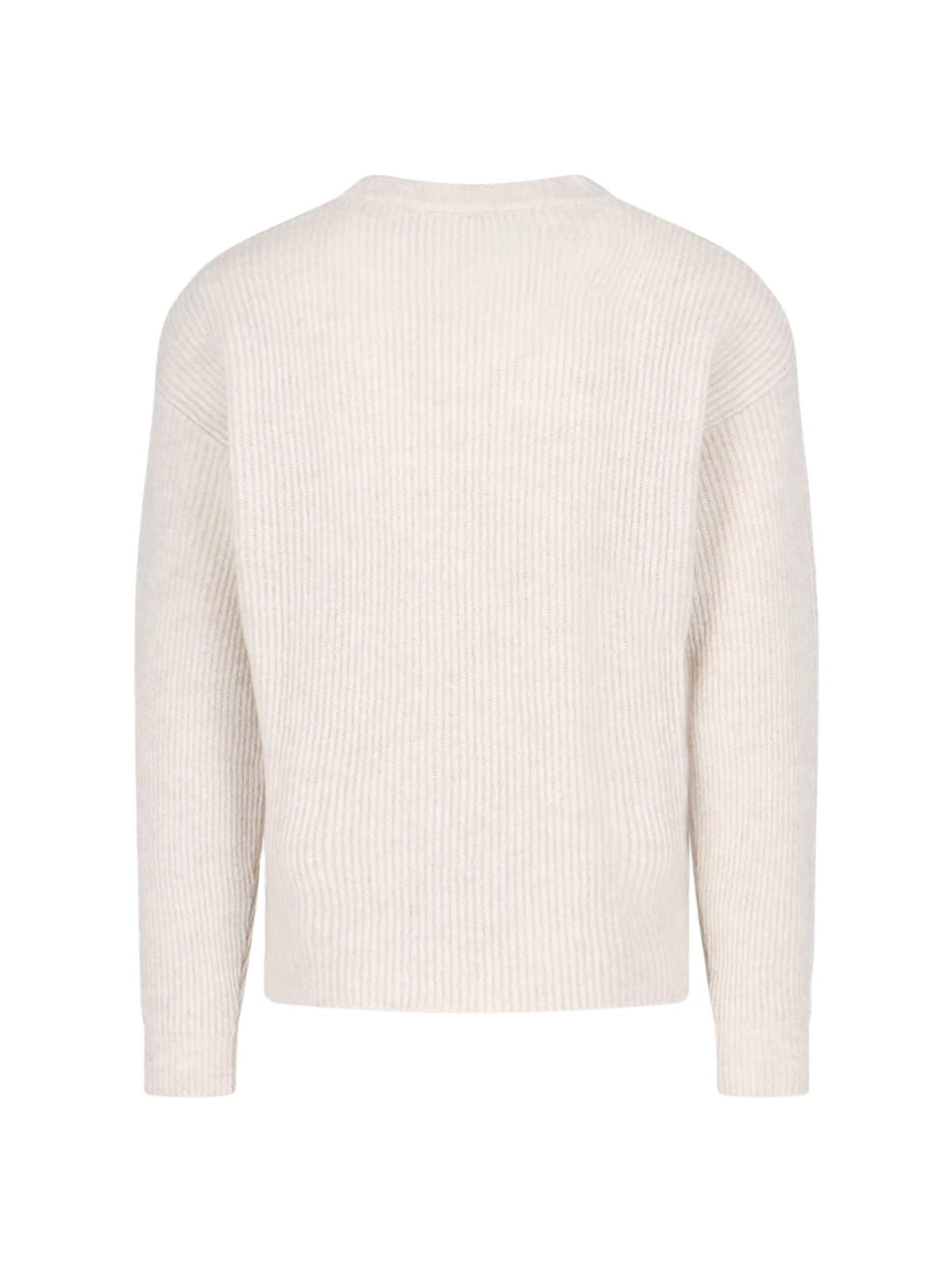 Shop Sunflower Ribbed Sweater In Crema