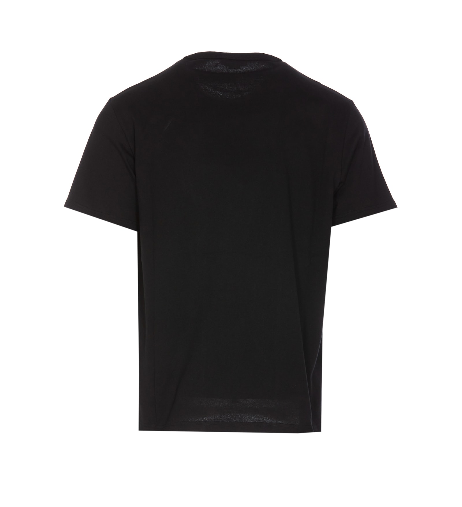 Shop Alexander Mcqueen Varsity T-shirt In Black