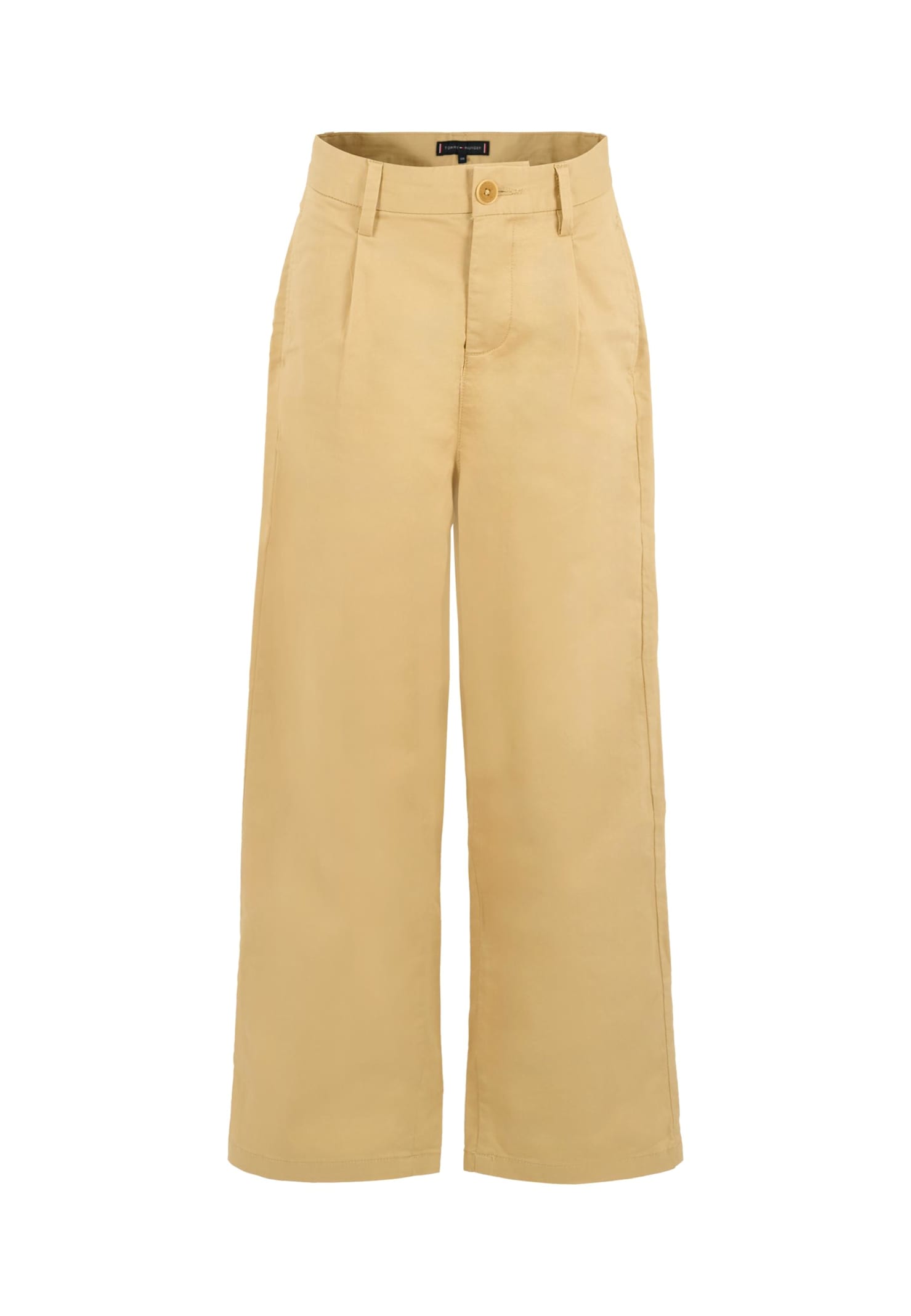 Tommy Hilfiger Beige Pants For Boy With Logo In Multi