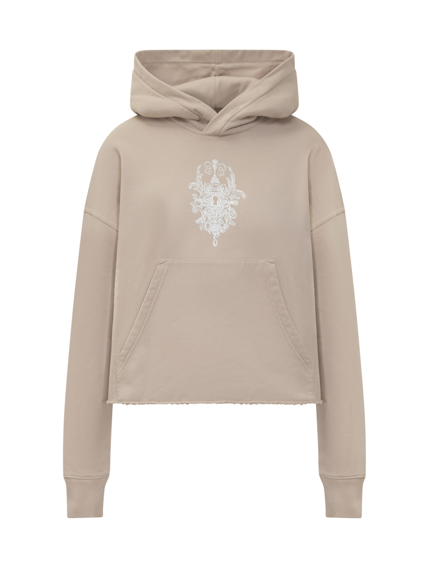 Shop Givenchy Sweatshirt In Pumice Beige