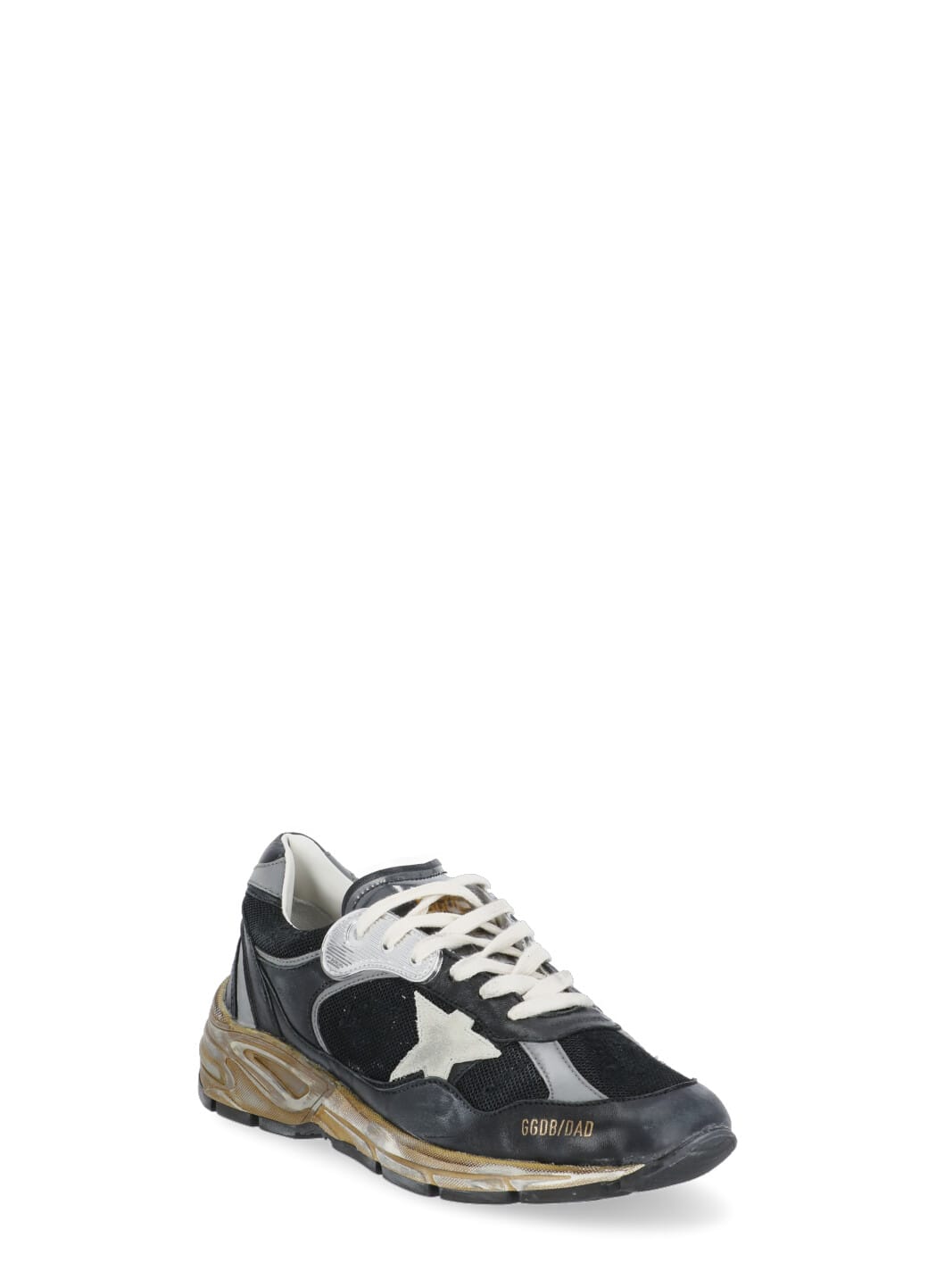 Shop Golden Goose Running Dad Sneakers In Black