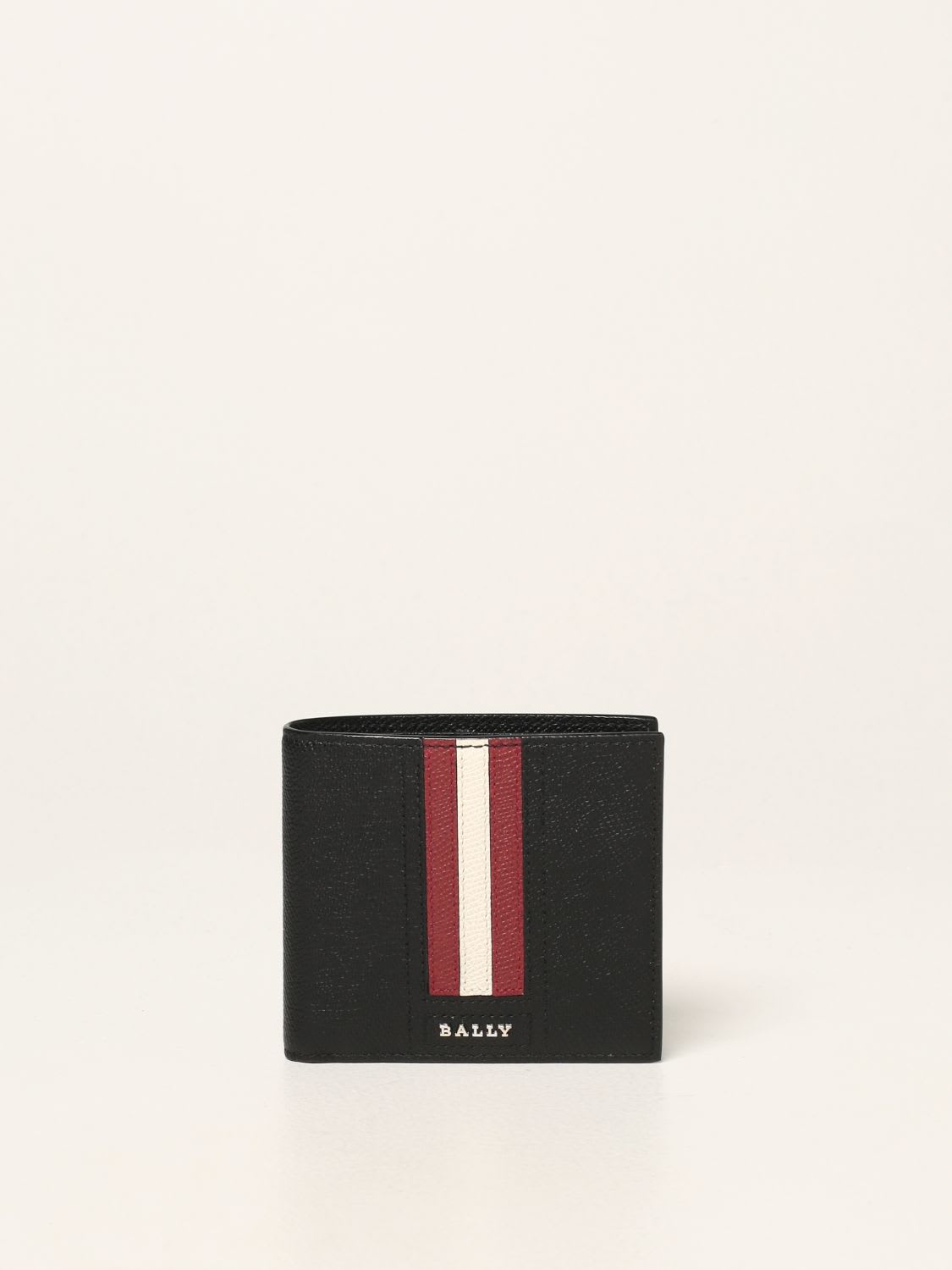 Bally Wallet Trasai. lt Bally Wallet In Leather With Striped Band