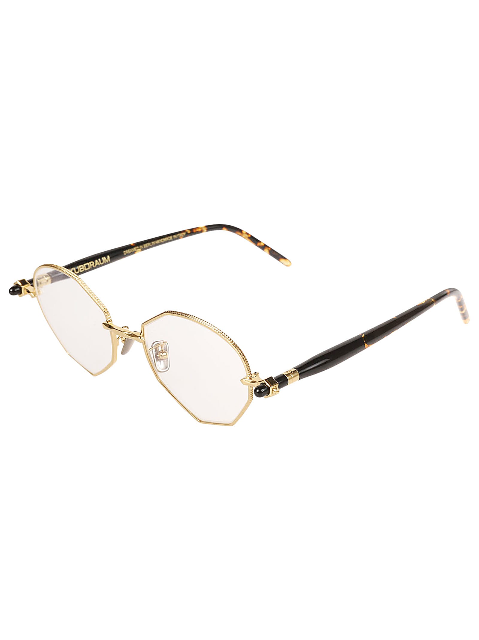 Shop Kuboraum P71 Glasses In Gold