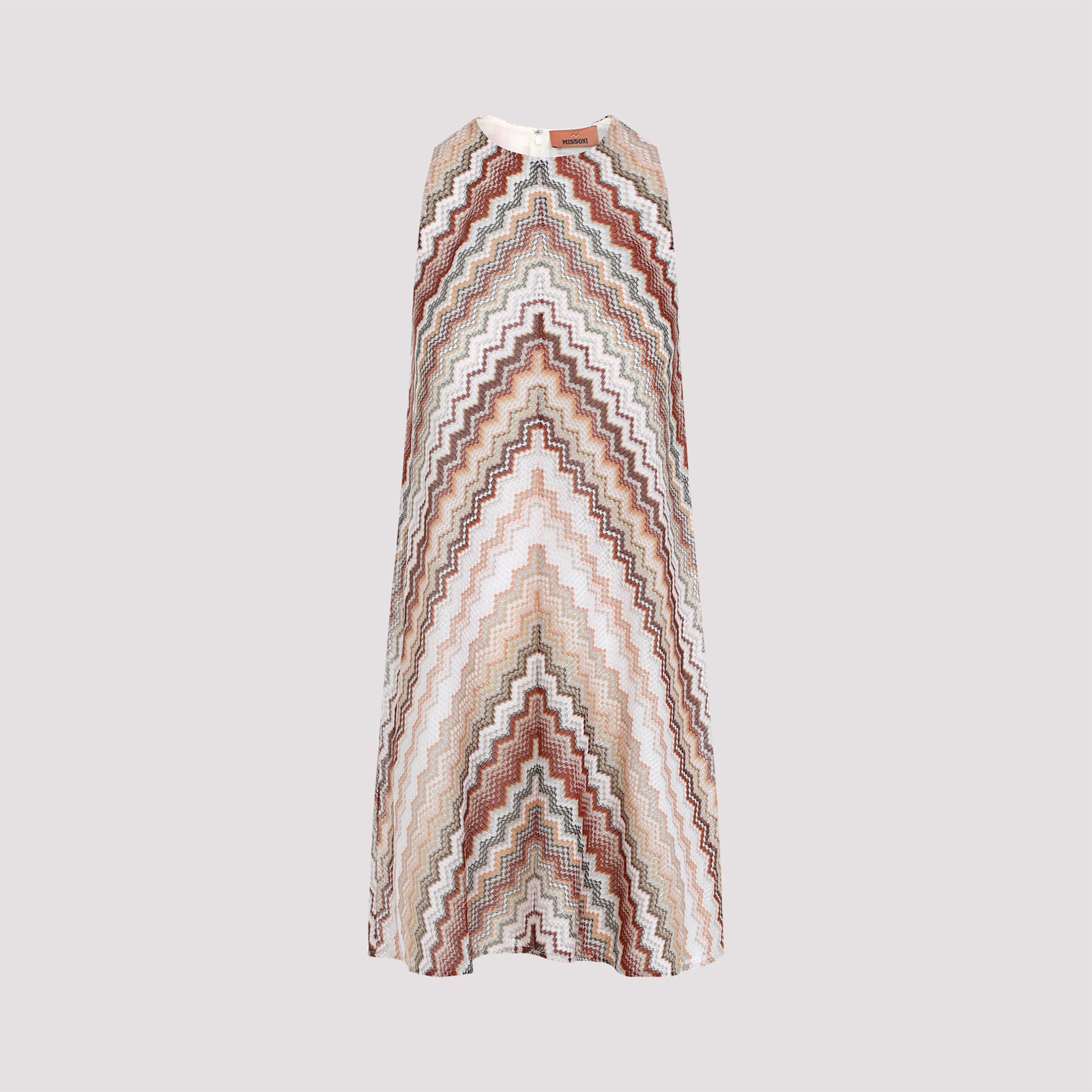 Missoni Sleeveless Dress In Bb Multibrown