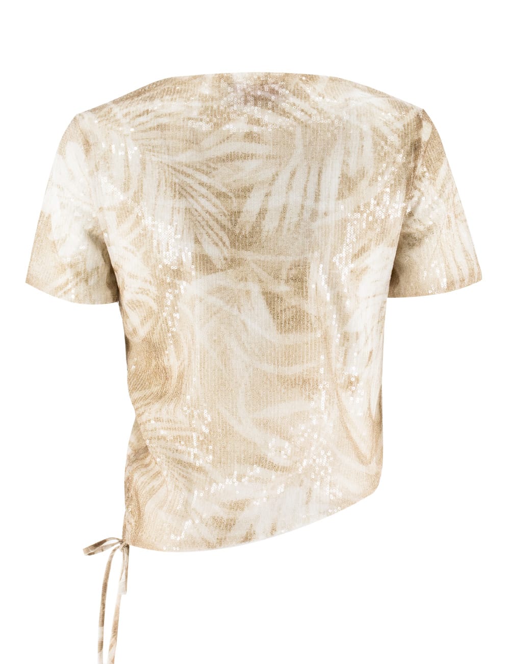 Shop Ermanno Firenze T-shirt In Beige/coloniale