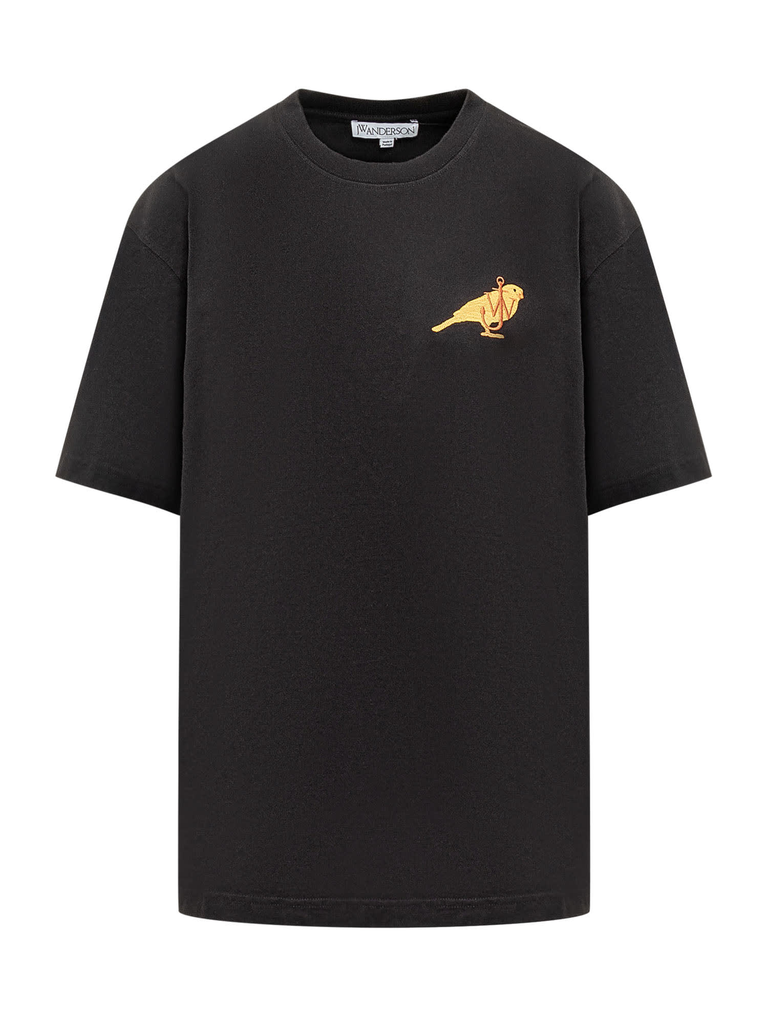 Shop Jw Anderson Jw Canary T-shirt In Black