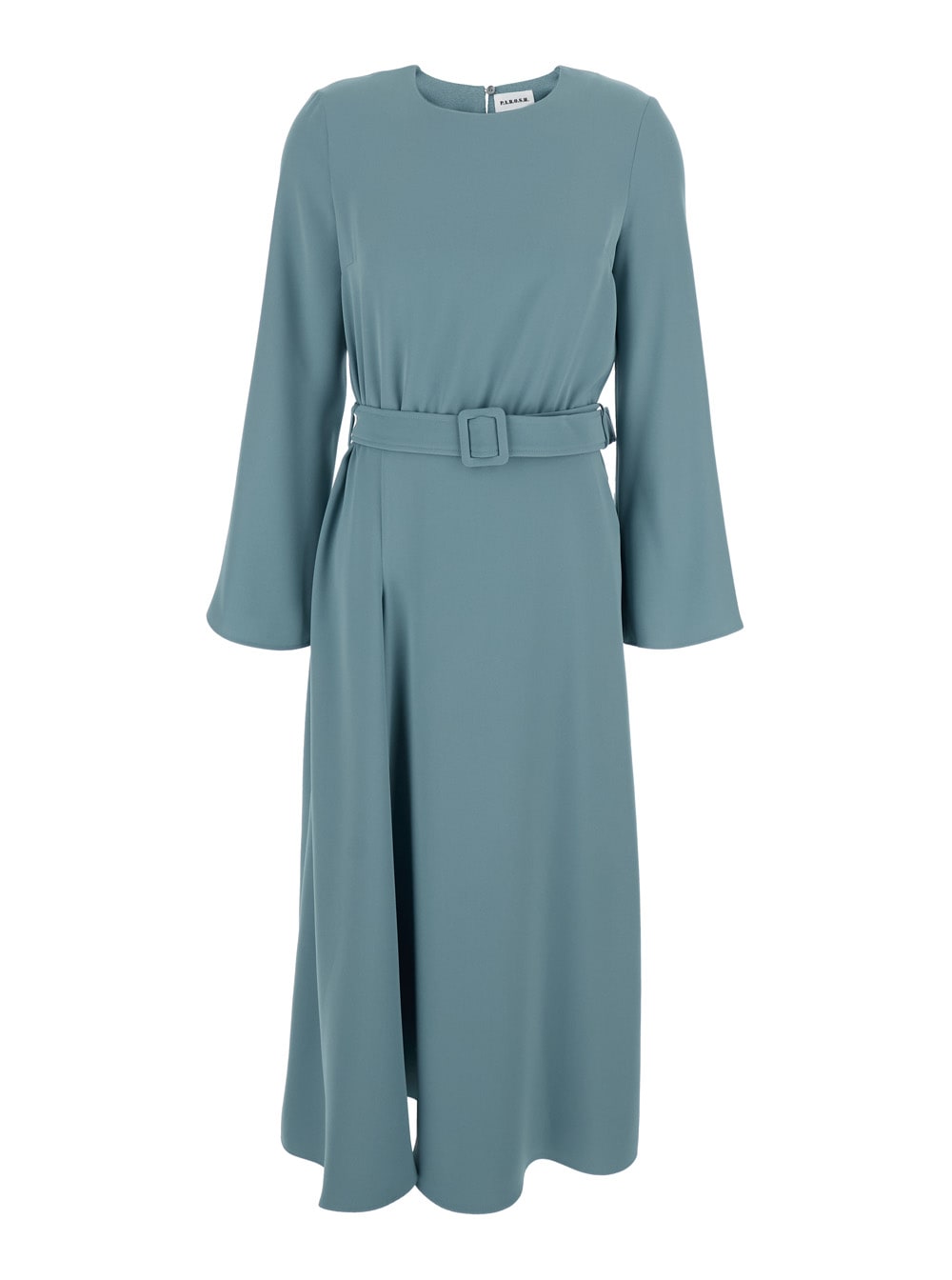Parosh Long Sleeves Cady Midi Dress