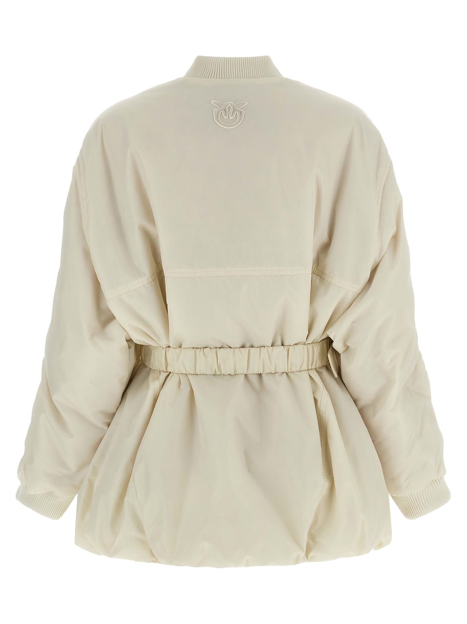 Pinko Bacon Bomber Jacket In Neutral