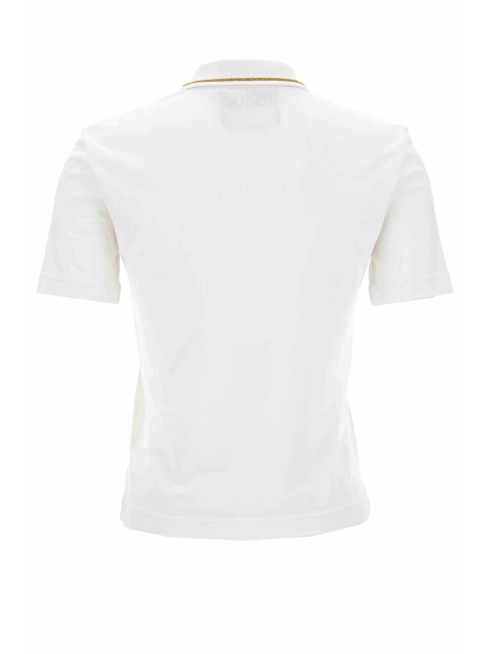 Shop Versace Jeans Couture Polo In White