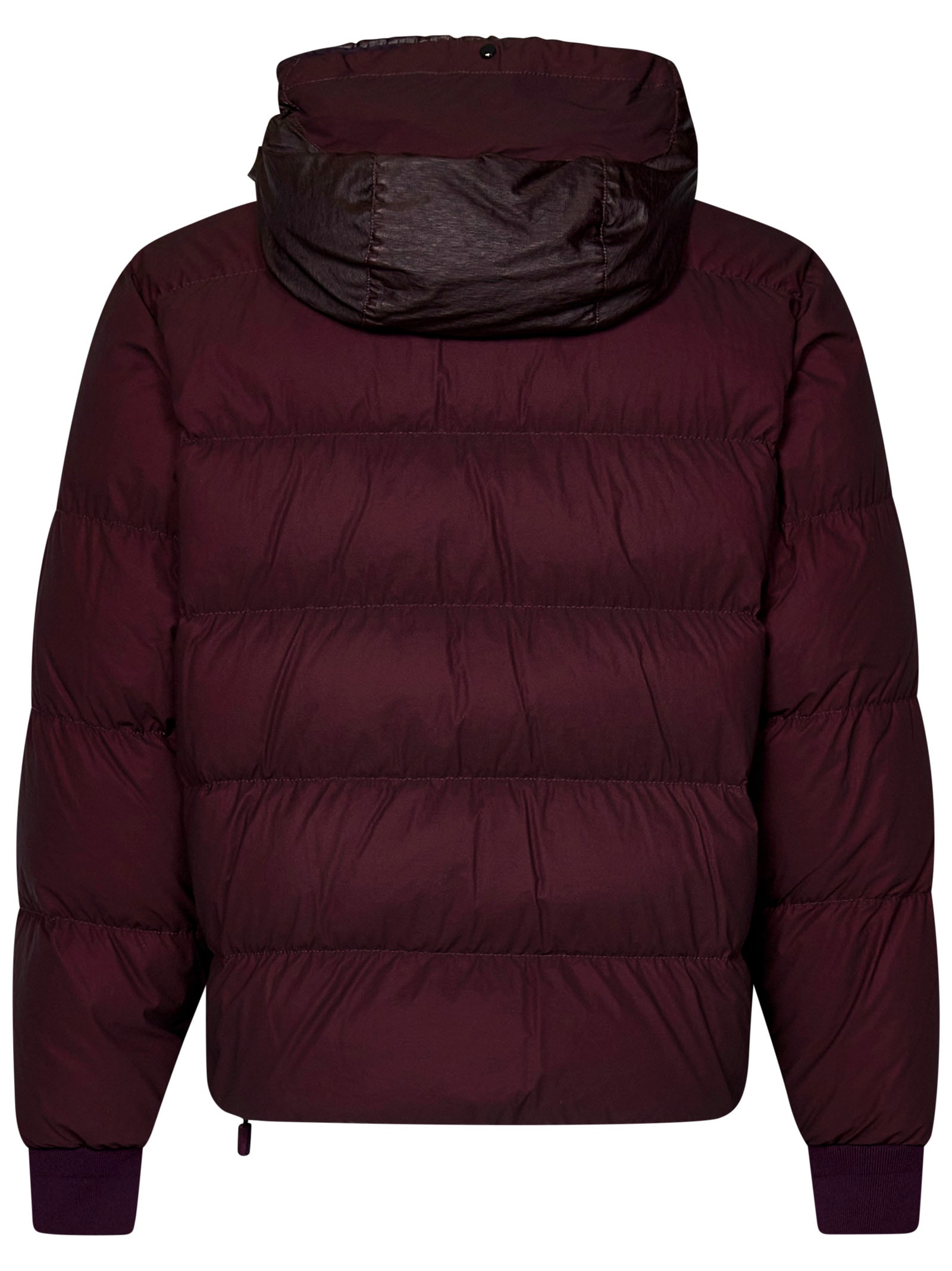 Shop C.p. Company Bi-tm Goggle Down Jacket In Bordeaux