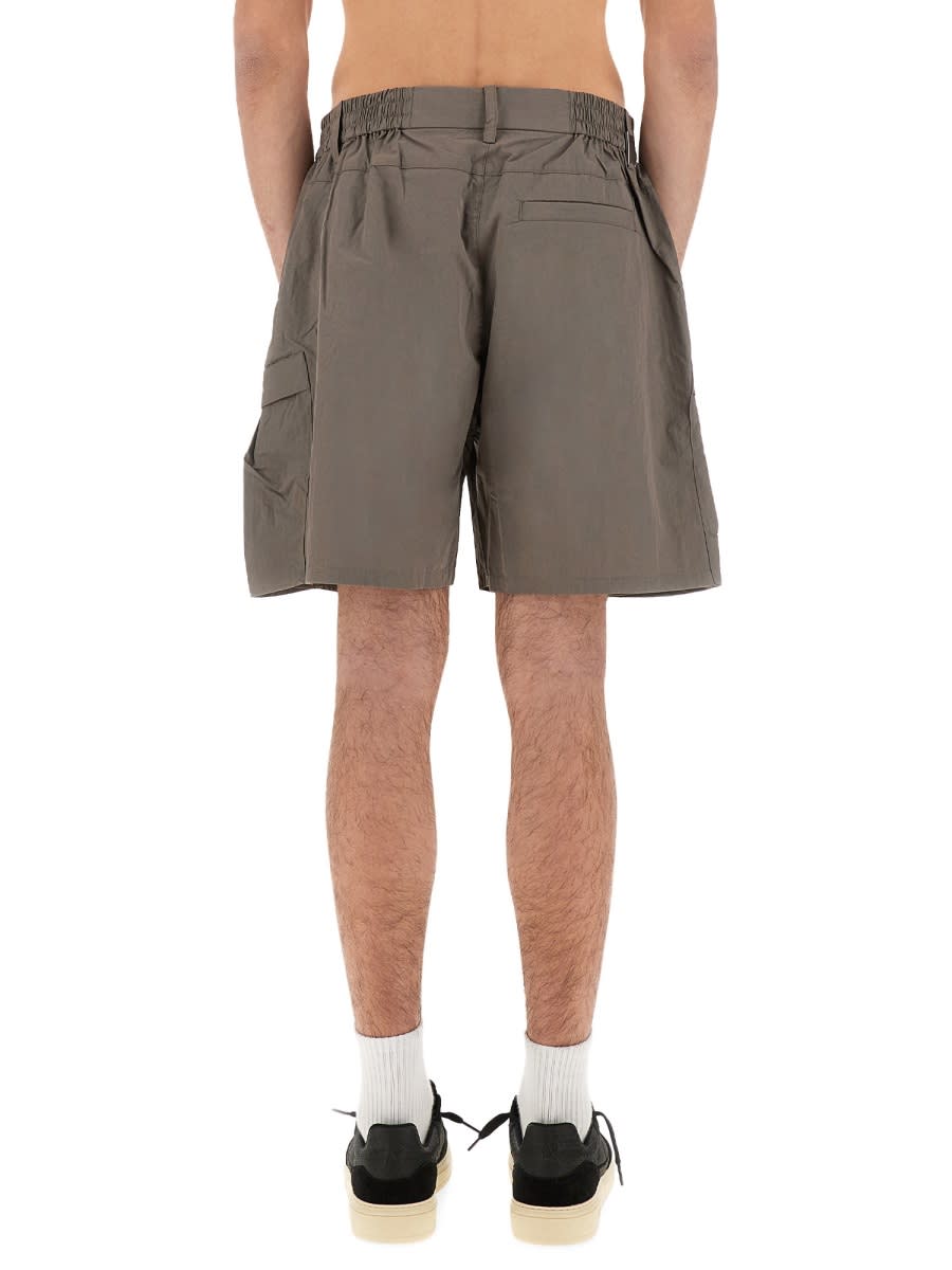 Represent Relaxed Fit Cargo Tech Shorts In Dove