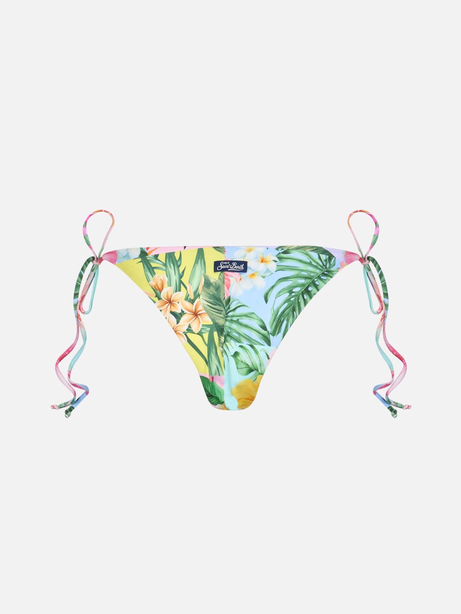 MC2 SAINT BARTH PATCH FLOWER PRINT SWIM BRIEFS
