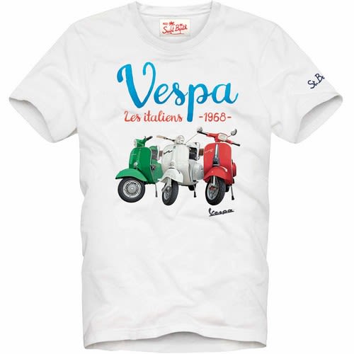 MC2 Saint Barth T-shirt Bianca Vespa Tshirtman02018b
