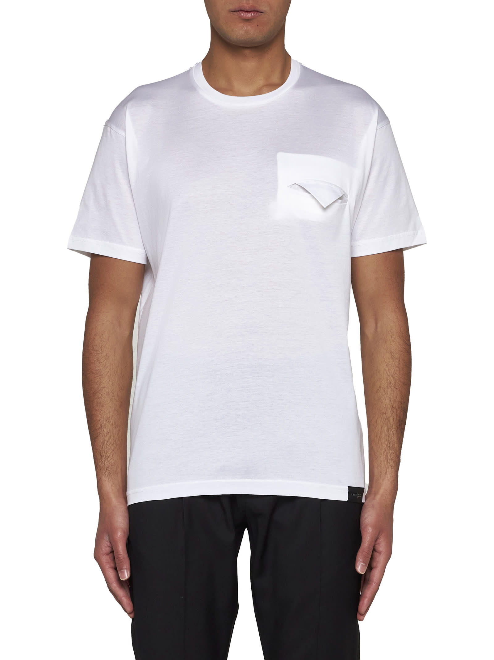 Shop Low Brand T-shirt In White