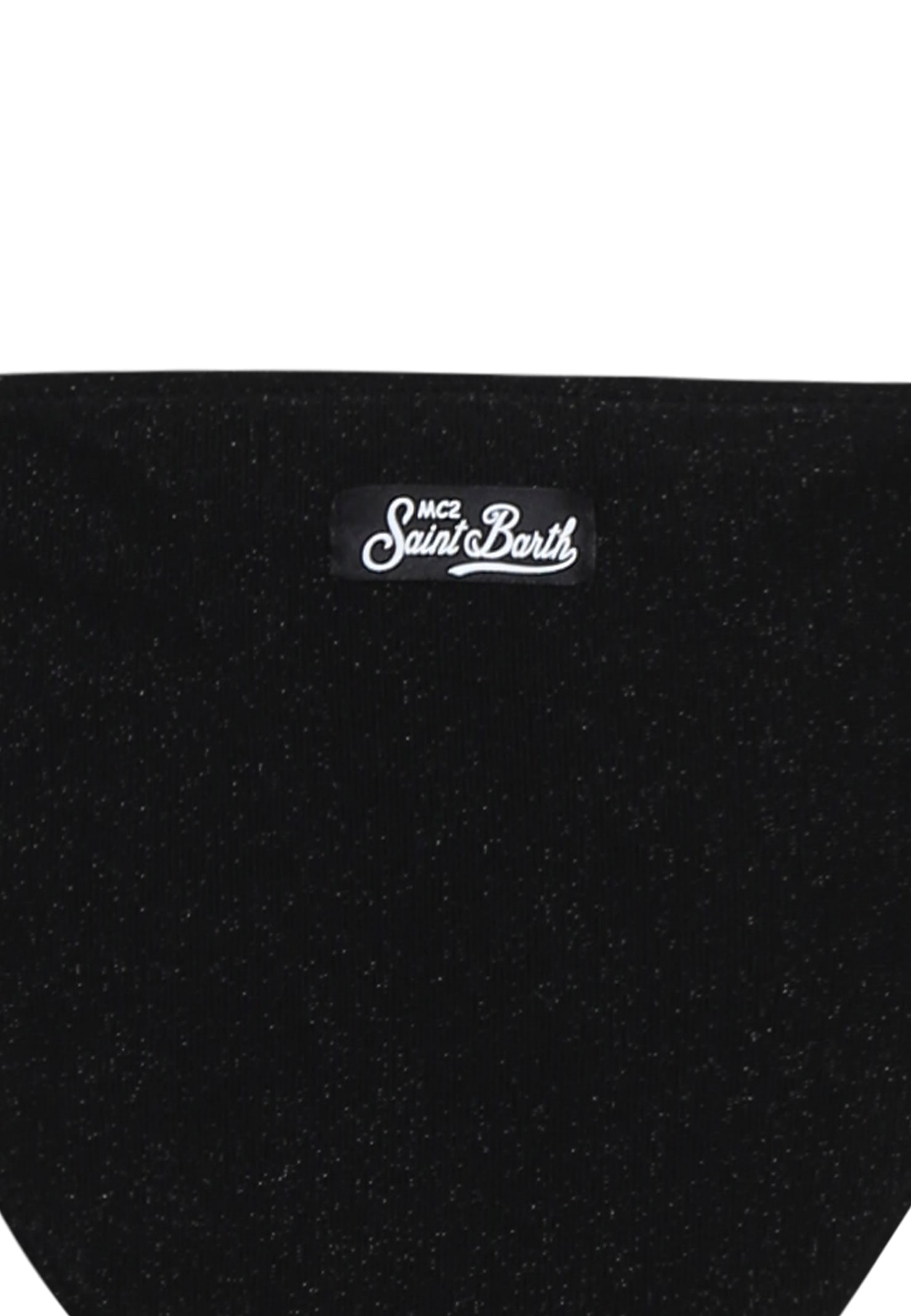Mc2 Saint Barth Black Bikini For Girl In Black