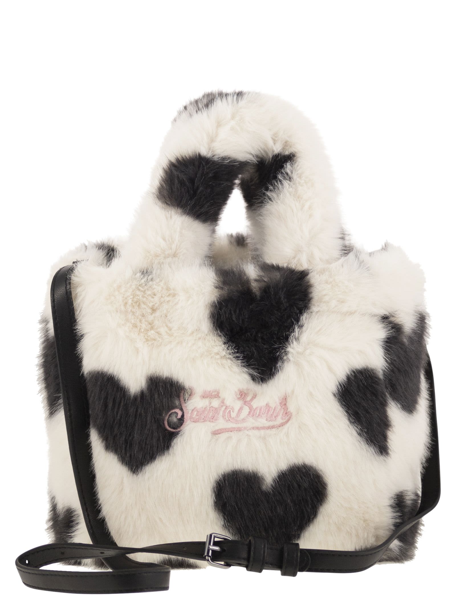 MC2 SAINT BARTH SOFT FUR MINI VANITY BAG