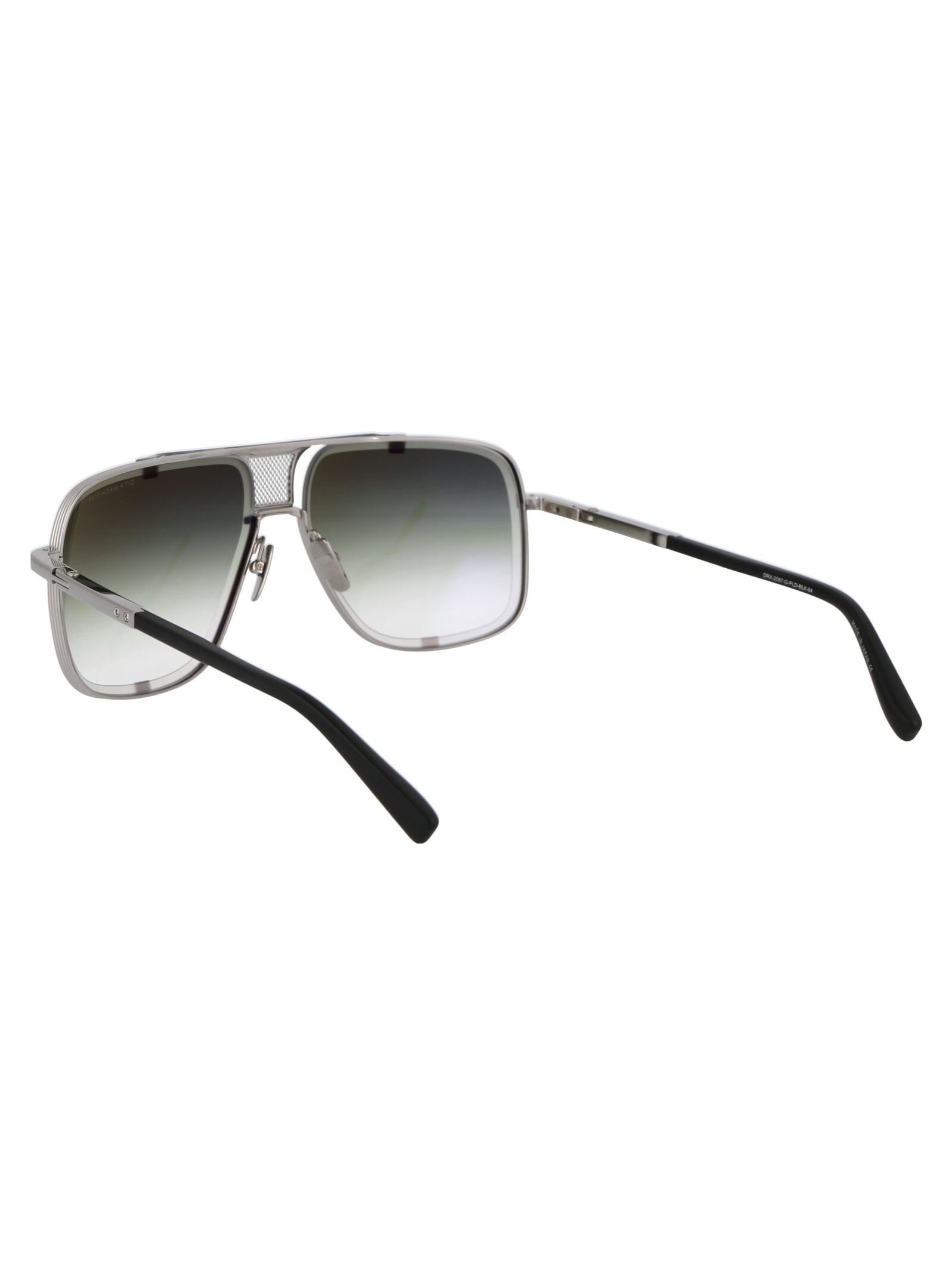 Shop Dita Mach-five Sunglasses In Black Palladium - Black Iron