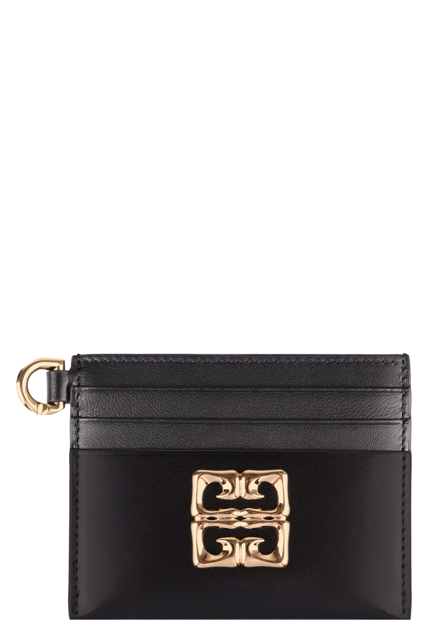 Shop Givenchy 4geather Card Holder In Black