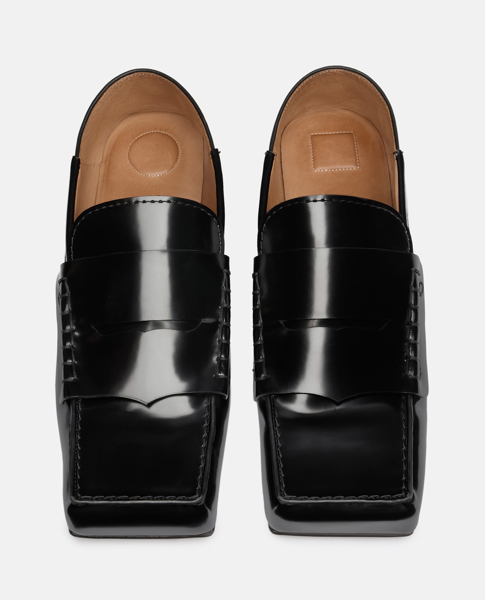 Shop Jacquemus Les Mocassins Carre Leather Loafer In Black