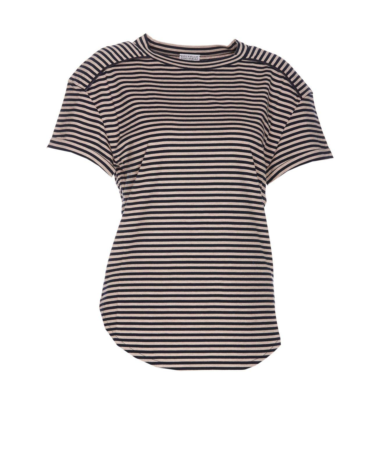 Striped Crewneck T-shirt