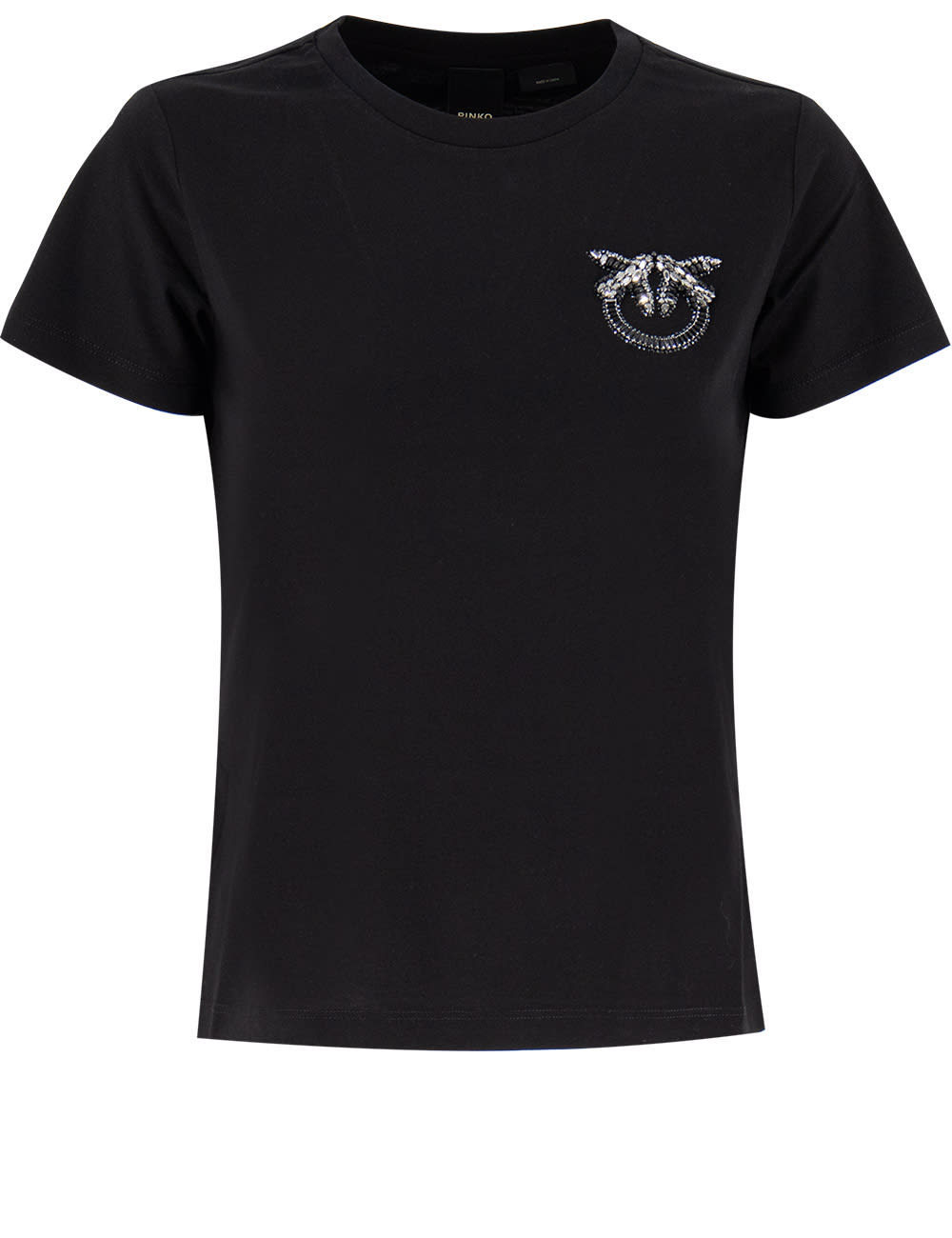 Shop Pinko T-shirt In Nero Limousine