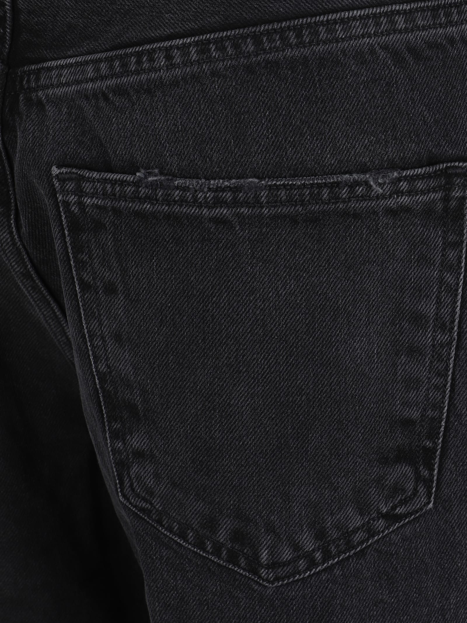 Agolde Luna Jeans In Organic Denim In Black