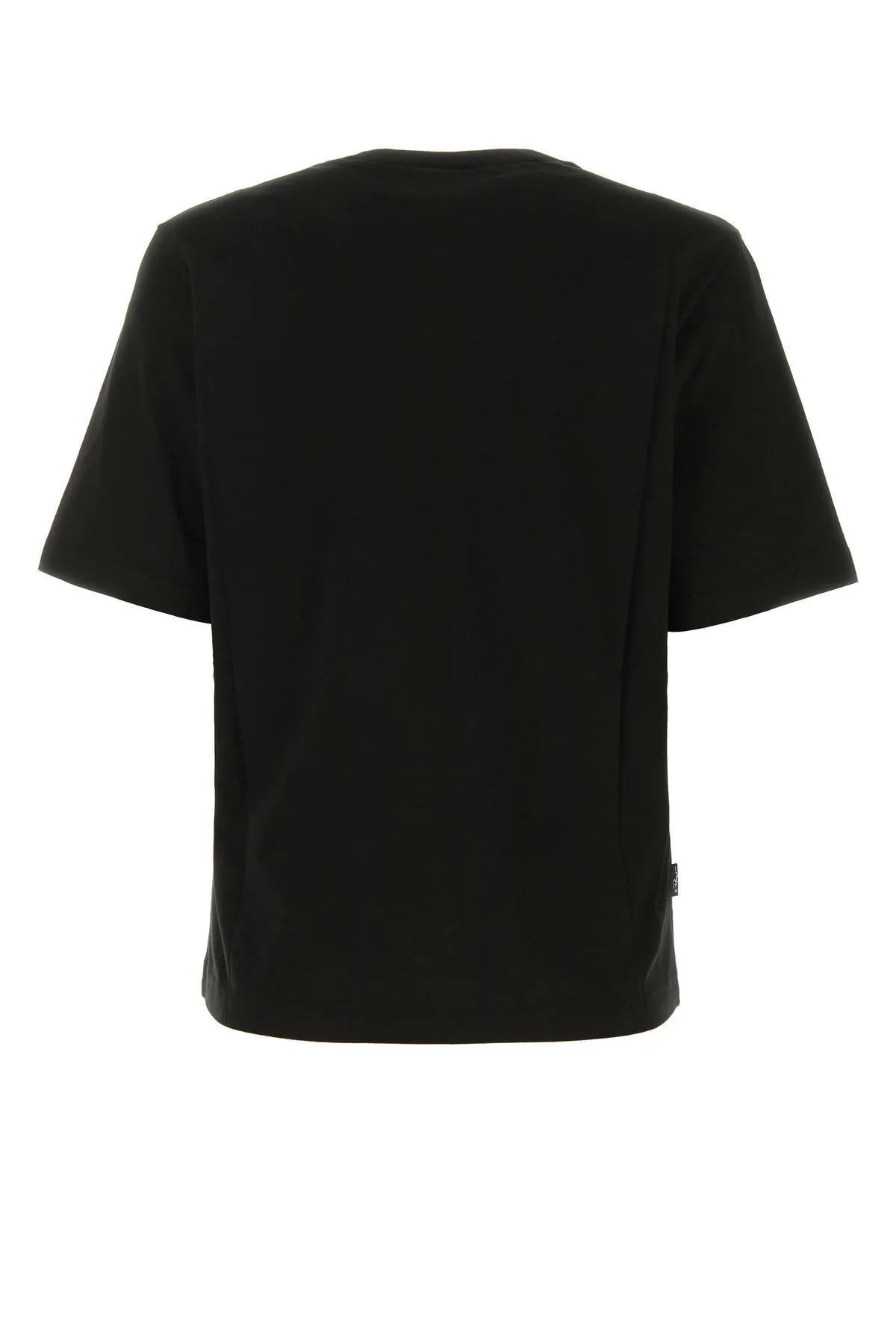 Shop Dsquared2 Black Cotton T-shirt