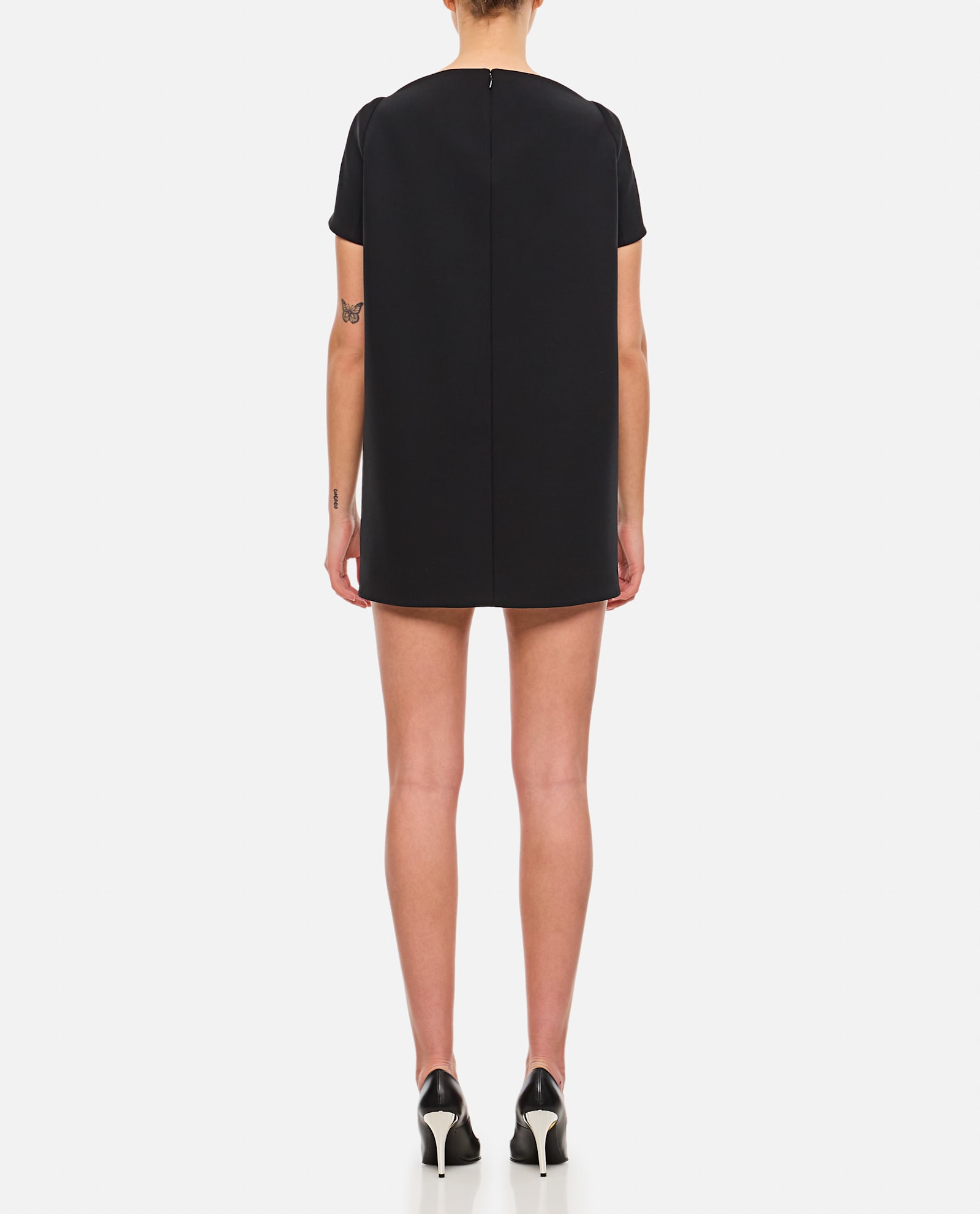 Khaite Benji Mini Dress In Black
