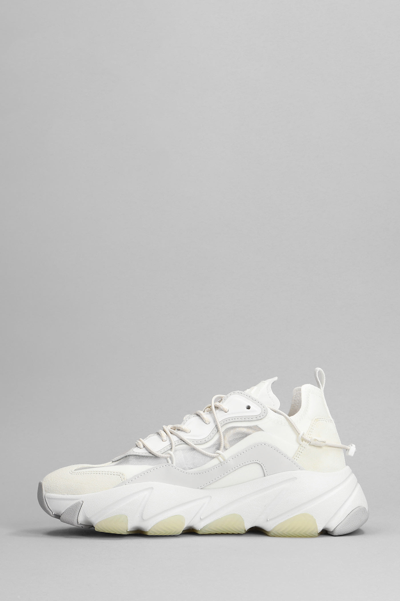 Ash Extra Bis Sneakers In White Synthetic Fibers In White