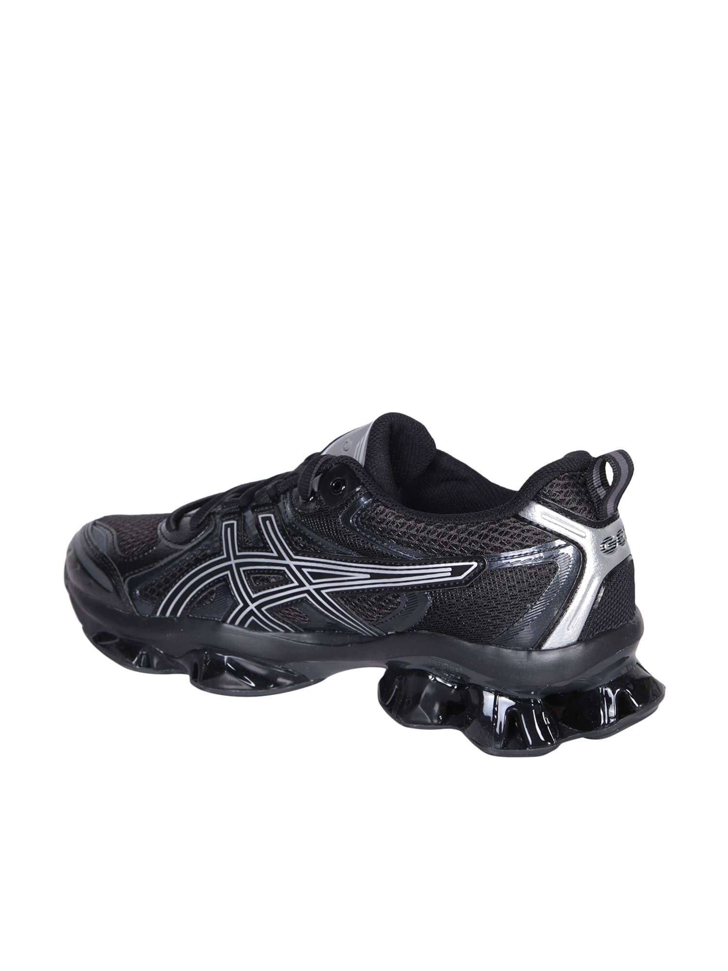Shop Asics Quantum Kinetic Sneakers In Black In Grey