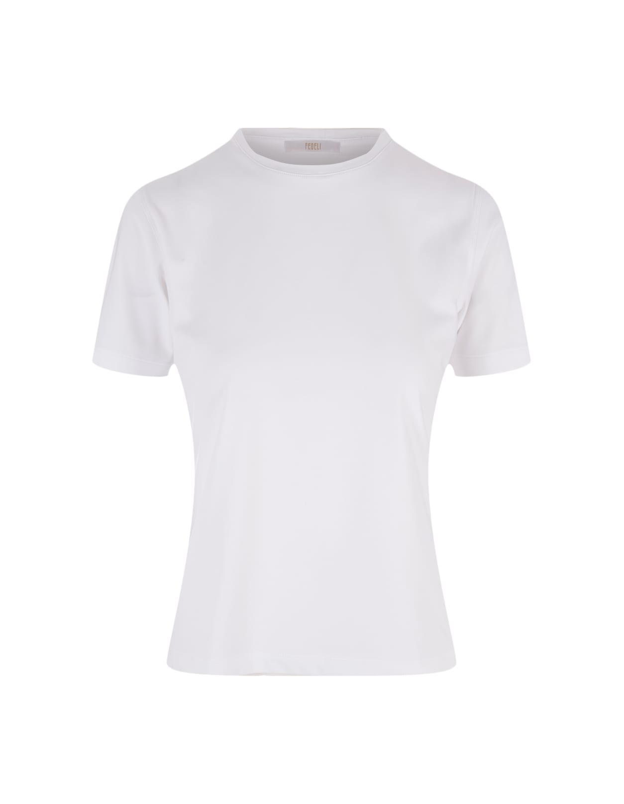 Fedeli The New Soleado T-shirt In White Tecno Jersey