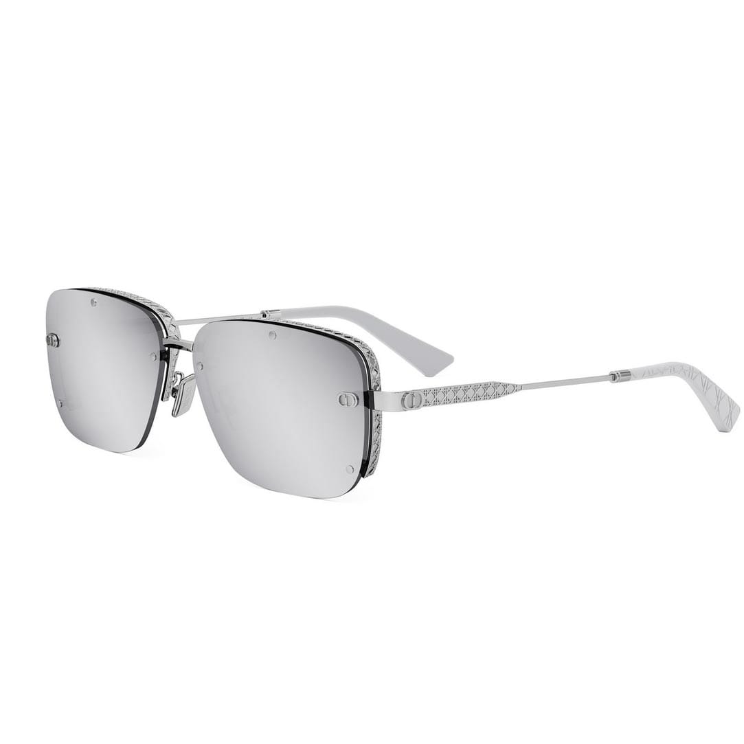 Shop Dior Sunglasses In Silver/silver